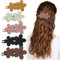 LONEEDY 5 Stück Große Kunststoff-Entenschnabel-Haarspangen für Frauen, dickes oder dünnes Haar, seitliche Gleit-Styling, flache Haarspangen (Gemischte Farbe 03 (5 Stück))