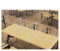 Transparente Trennwand für den Schreibtisch, für Esstisch, schalldicht und niesfest, Sicherheitsschutz, Klassenzimmer und Büro, Arbeitsplatz, Trennwand, 150 x 60 x 50 cm