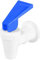 SPARES2GO Universal Water Dispenser Tap Spigot Cooler Bottle Lever Faucet Spout (Blue/Cold, 15mm Internal Thread)