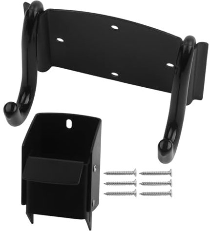 Effiziente Garagenorganisation mit robustem Schubkarren-Aufbewahrungshaken und schützenden Silikon-Pads