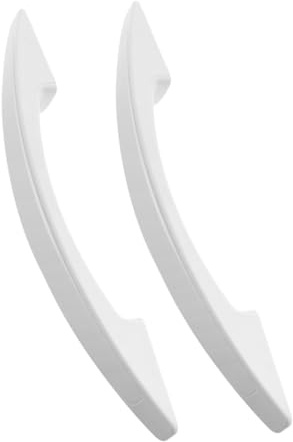 OUNONA Refrigerator Door Handle Plastic Replacement for Commercial Freezers and Walk-in Coolers, Anti-slip Heavy Duty Pull Handle Screws, 2pcs for Freezer and Display Cabinet Doors