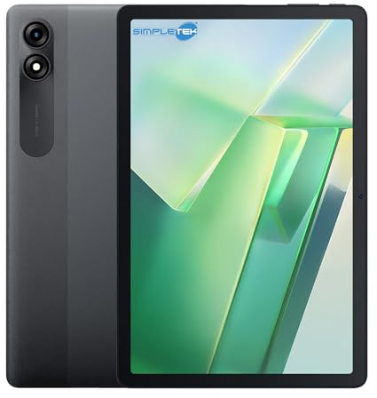 SIMPLETEK - Tablet 11 HD+ - 256GB ROM - Fino a 24GB RAM (RAM Boost) - Batteria 8200mAh - Android 14 - Supporto Widevine L1 - Wi-Fi Dual Band