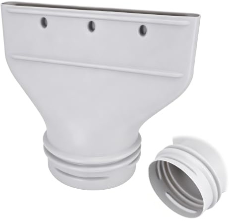 Klimaanlage Abluftschlauch Adapter Flach, Abluftschlauch Klimagerät Adapter 130mm/150mm für Fenster, Klimaanlage Schlauch Adapter Zubehör für Mobile Klimaanlage Auto Abzug Trockner