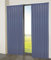 Sun World Maßgeschneiderte Deko-Gardine, Maßanfertigung von 70cm bis 330cm Höhe, Blau (105cm)