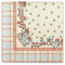 Sovie HOME Serviette Amy in Lachs-Champagner aus Linclass® Airlaid, Einweg Weihnachtsserviette Wintermotiv, ideal für Weihnachten Christmas Advent, 40x40 cm, 12 Stück