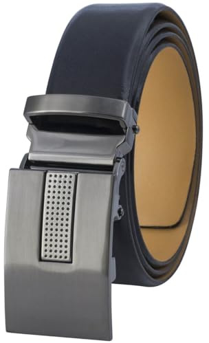 LINDENMANN Leder-Gürtel HerrenAutomatik 32 mm Rindleder schwarz, Größe/Size:100, Farbe/Color:schwarz