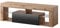 Selsey TV Schrank Board Sideboard Fernsehtisch Fernsehschrank 140 cm Stehend Eiche Lancelot Schwarz Bianko