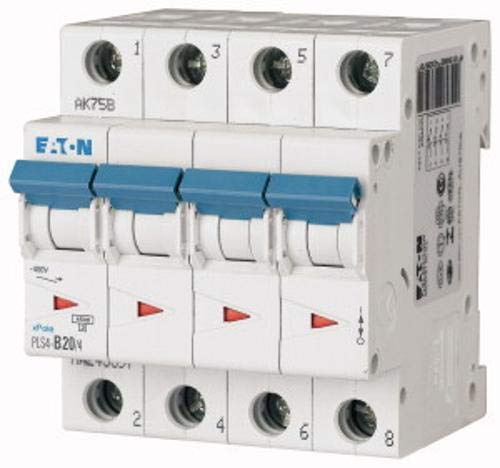 Eaton 243423 PLS4-C20/4 INT. MT 4.5KA 4P C 20A