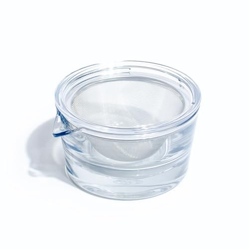 Senchado Tokyo/Clear teapot TOUMEI KYUSU / 4oz(120ml) with tea strainer /Unbreakable, Heat insulating and Space-saving/ Dishwasher safe Bleach is useable/made in Japan/BPA-free