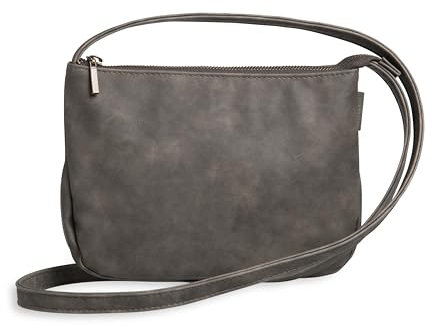 KNIT FACTORY - Sofia Umhängetasche - Praktische Damen Tasche - Schultertasche mit Reißverschluss - 23x16 cm - Hochwertige Qualität - Khaki