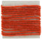 finemark 3 m x 3-4 mm Wollkordel ORANGE Wolldocht Kordel 100% Wolle Filzband Dekoband Schleifenband Geschenkband Filzkordel Wollschnur Wollband Deko Herbst Bastelwolle