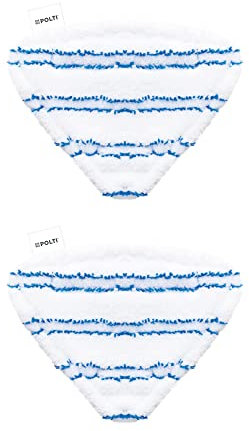Polti Vaporetto PAEU0395 kit 2 serpillières pour accessoires brosse triangulaire de Polti Vaporetto Style