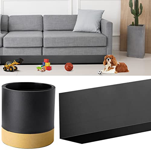 Spielzeugblocker für Möbel, unter der Lückenblocker unter dem Sofa und dem Bett Verwendet Wird, um zu Verhindern, dass Haustierspielzeug unter den Schlafsofaschrank Gelangt (Schwarz)