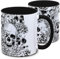 Tasse mit Totenkopf, Skull, Schädel, Gothic, Grunge, schwarz