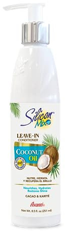 Silicon Mix - Acondicionador Sin Enjuague con Aceite de Coco - Unisex - 8.5 fl.oz (251 ml) - Hidratación, Suavidad y Brillo sin Grasa
