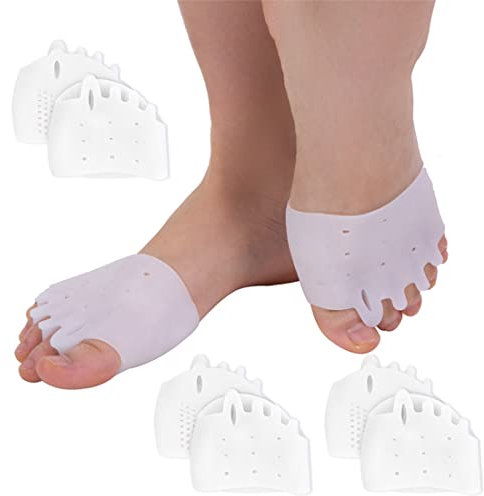 DULSPUE Zehenspreizer - 3 Paar (6 Stück) Hallux Valgus Zehenspreizer Fußschmerzen lindern bunion Zehenspreizer Silikon halux corrector,zehenspreizer hallux valgus