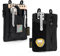 VIPERADE VE18-S Small EDC Pouch Tool Organizer,Multifunction Small Tools Pouch with 6 Pockets,EDC Organizer for Men,Mini Pocket Organiser with Patches Area for DIY (Black)