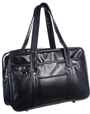 VALICLUD Tragbare Pendler Tasche Laptoptasche Aus Leder Schulter Aktentasche Japanische Uniformtasche Laptop-geldbörse Jk Schultasche Männer Und Frauen Unternehmen Pu Pendlertasche