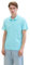 TOM TAILOR Herren Basic Poloshirt mit Struktur, caribbean turquoise, XXL