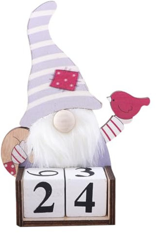 TOPBATHY 1Stk Weihnachtskalender Vintage Adventskalender Feiertags-Countdown-Kalender weihnachtsdeko immerwährender kalender Holzschild Esstisch Mittelstücke Datumsanzeige Kalender