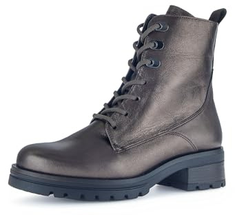 Gabor Damen Schnürstiefeletten, Frauen Stiefeletten,halbstiefel,Kurzstiefel,uebergangsschuhe,uebergangsstiefel,Bronce (Micro),36 EU / 3.5 UK