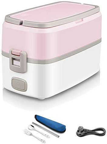 YIHANSS Lunc Boxes Stainless Steel Electric Eating Bento Lunc Box Leakproof Termos Food Eater Warmer Container ome Rice Cooker