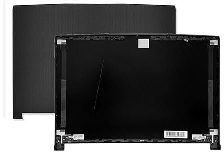 LCD Back Cover Top Case Front Bezel Hinges Compatible with MSI GF65 Thin 9SD/ 9SE/9SEXR/10SER MS-16W1 Laptop (A)