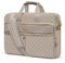 MOSISO Sacoche Ordinateur Portable 13-13,3 Pouces,Porte-document Femmes Hommes,14 Pouces Carré Matelassé Sac Messager d'ordinateur Bureau Voyage avec 3 Poches & Courroie,Brun Taupe