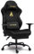 Symino Gaming Stuhl Racing Gamer Sessel, Wildlederimitat PC-Stuhl So Weich Wie Pelz, Ergonomischer Gaming Chair Stoff Bürostuhl, Verstellbarer und Drehbarer Schreibtischstuhl mit Fußstütze
