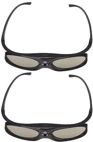 3D Active Shutter Glasses, 144Hz Rechargeable Fashion DLP Link 3D Glasses for 3D Movie
