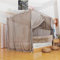 Edelstahl Bett Baldachin Rahmen Betthimmelgestell aus Edelstahl for Moskitonetz, Schraubverbindungsverstärkung, Betthimmelgestell in voller Größe, Stangen aus Edelstahl for Betthimmelgestell(220x220x2