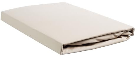 Ambiante Baumwolle - Spannbettlaken für Topper - 200x220 - Sand