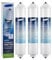 Refrigerator Water Filter，Compatible For Samsung， DA29-10105J WSF-100 Aqua-Pure Plus ，Compatible For LG， 5231JA2010B GE GXRTQR,Replacement Of Spare Parts(3pcs)