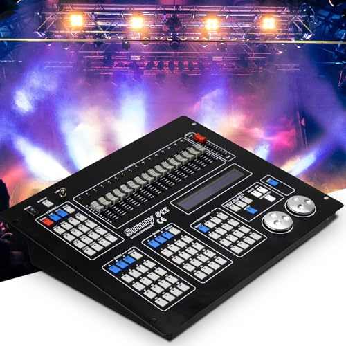 SHEHDS DMX Controller DMX512 DJ Controller | LED Digital Display, DMX Console, DJ Equipment, Stage Light Controller