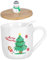 BESTYASH 1Set Tazza Natalizia Decorativa Tazza Creativa Design e Festivi per Bevande Tema Natale Facile
