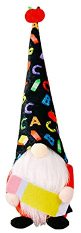 GALPADA GNOME Figur zur Rückkehr die Schule Dekorative Puppe für Unterricht Kreative Gestaltung Freundliches Design Perfektes