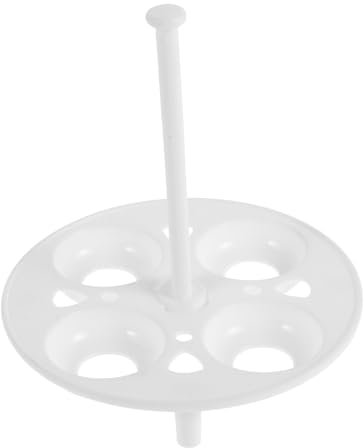 MOKKHNB 2Stücke Eierdampfer Gestell aus Kunststoff Hochtemperaturbeständiger Eierhalter für Gesundes Kochen für Mikrowelle und Dampfgarer für Vielseitige Verwendung