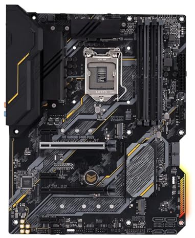 Placa Madre Fit For ASUS TUF Gaming B460-PLUS Intel B460 LGA 1200 DDR4 128GB ATX Compatible con procesadores Ryzen 3 3200, 5 4600 y 5600