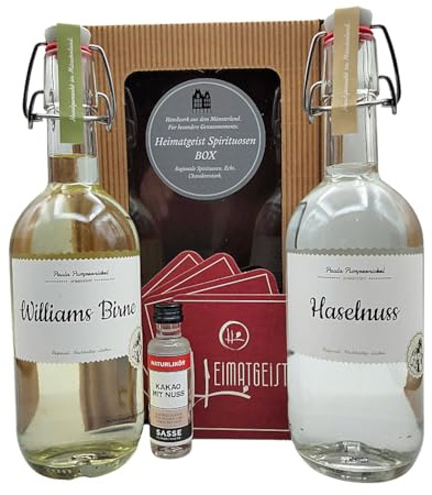 Geschenk Sasse Spirituosen Set Haselnuss & Birne je 0,5L