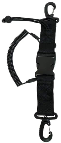 Mtlavishness Pcs Spring Coil Diving Lanyard with Quick Release Buckle and Clips Sturdy Stretchable Rope for Underwater Photography Outdoor Climbing .5m Extension