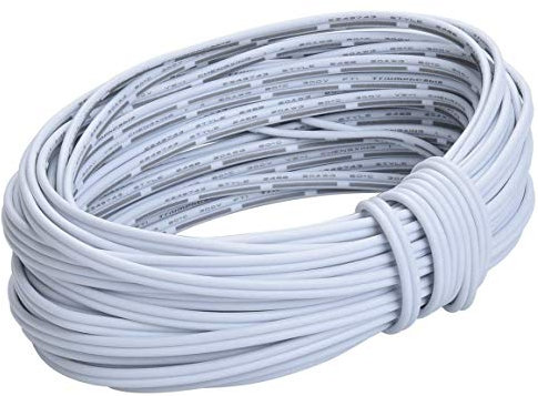 20m(66ft) 20Awg 2Pin Extension Cable Wire Cord Line for Single Color LED Strip Tape Ribbon Lights 3528 5050
