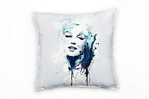 Paul Sinus Art Marilyn Monroe XII Deko Kissen Bezug 40x40cm für Couch Sofa Lounge Zierkissen - Dekoration zum Wohlfühlen