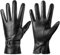 Damen Winter Lederhandschuhe Touchscreen Texting Warm Fahren Lammfell Handschuhe (Schwarz, XL)