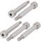 sourcing map 5Stk. 304 Edelstahl Sechskant Schulter Bolzen 8mm Schulter Durchm. 40mm Länge M6 de