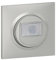 Legrand - Interrupteur automatique dooxie 2 fils sans Neutre livré avec plaque carrée alu