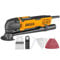 Ingco Mf3008 Outil multifonction 300 W + accessoires Ponceuse Coupe Cutter Grattoir électrique Outillage