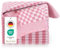 Blumtal Geschirrtücher Baumwolle 50x70 cm im 20er Set - Oeko-TEX zertifizierte Küchentücher - extrem saugstarke Geschirrhandtücher - Trockentücher Küche waschbar 95 °C - Geschirrtücher Rot-Weiß Karo