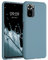 kwmobile Hülle kompatibel mit Xiaomi Redmi Note 10 / Note 10S Hülle - weiches TPU Silikon Case - Cover geeignet für kabelloses Laden - Arctic Night