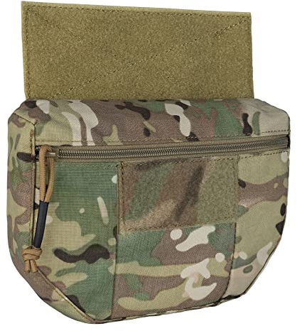 IDOGEAR Taktische Tasche Abwurfbeutel Tasche für JPC CPC AVS Taktische Weste Utility Bag Gebrauchstasche mit Haken und Schlaufe 500D Nylon