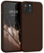 kwmobile Handyhülle für iPhone 13 Hülle, für iPhone 13 Case - Hülle Silikon - kabelloses Laden - Chocolate